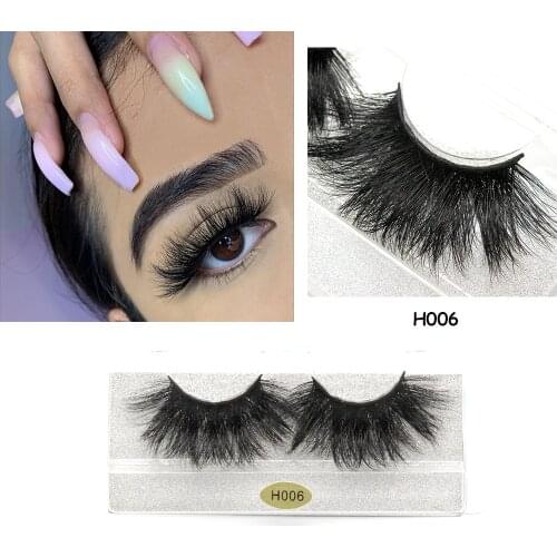 1Pair Eyelashes 3D Mink Lashes Natural False Eyelashes Wispy Fluffy Long Fake Mink Lashes Eyelash Lash Extension Supplies Makeup
