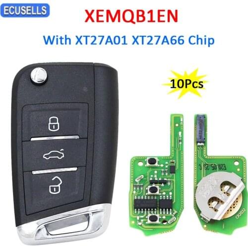 10Pcs/Lot Xhorse XEMQB1EN VVDI Super Remote XT27A01 XT27A66 Chip MQB Style for VVDI2 / VVDI MINI Key Tool / VVDI Key Tool Max