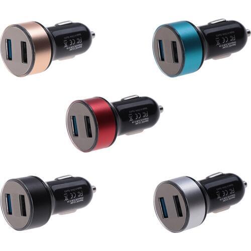 3100mA LED Display Dual USB Car Charger Universal Mobile Phone DC12V-24V Car-Charger Monitor Car Battery Voltage