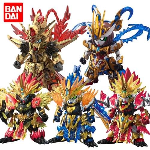 Bandai Assembly Model Bandai SD Three Kingdoms Chuangjie Chuan Q Version BB Gundam Assembly Model Action Figure Toy
