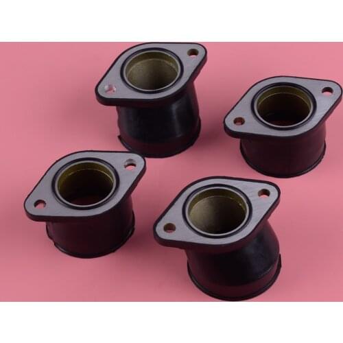 Beler 4PCS Motorcycle Carburetor Boot Intake Manifold Fit for Kawasaki ZR750 ZR-7S ZR-7 Zephyr