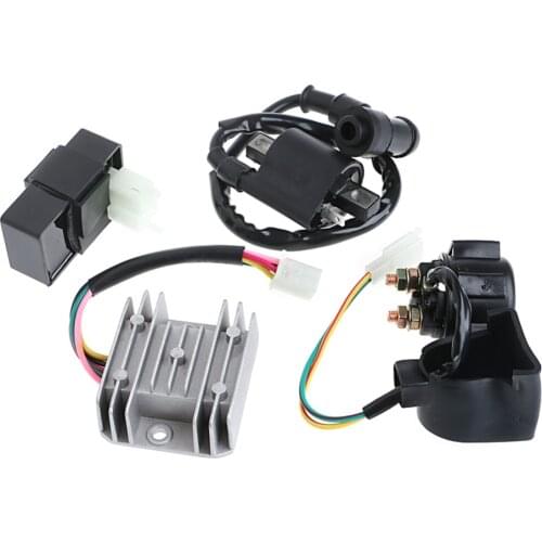 Free delivery Regulator Rectifier Relay Ignition Coil CDI for Chinese ATV Quad 150 200 250 cc