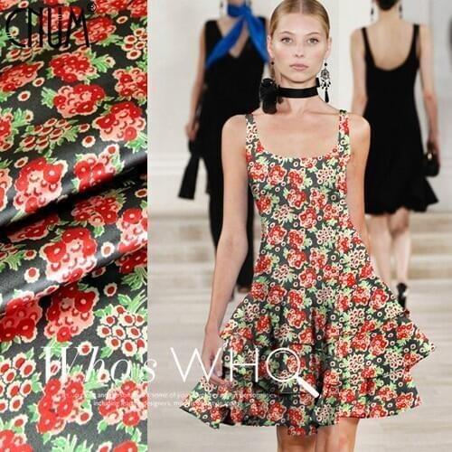 CNUM SS048 100% Natural Silk/Bright Flowery/Silk Fabric Printing/Width 1.25yd Thickness 16.50mm