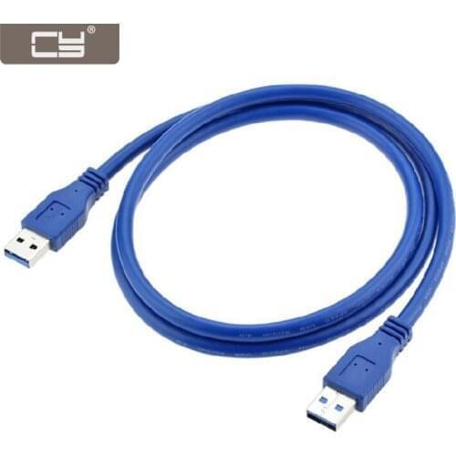 CY New Super USB 3.0 Standard A Type Male to Male cable 1m