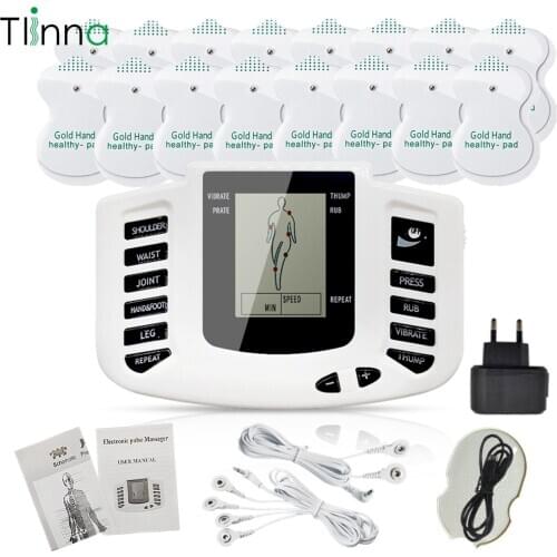 Electrical Muscle Stimulator Tens Acupuncture Body Massage Therapy Nerve EMS Tens Machine for Back Neck Foot Body Pain Relief