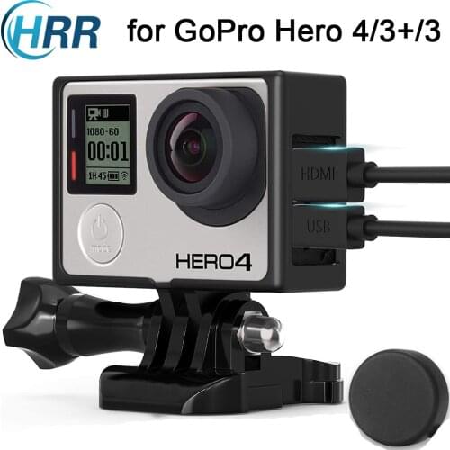 Frame Mount Housing Case with Protective Lens Cover for Gopro Hero4/3+/3 Sports Camera Accessories