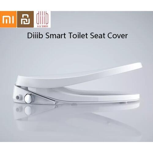 Diiib Smart Toilet Seat Lid V/U Type Electric Bidet Cover with LED Night Light Adjustable Water Temperature From Xiaomi Youpin