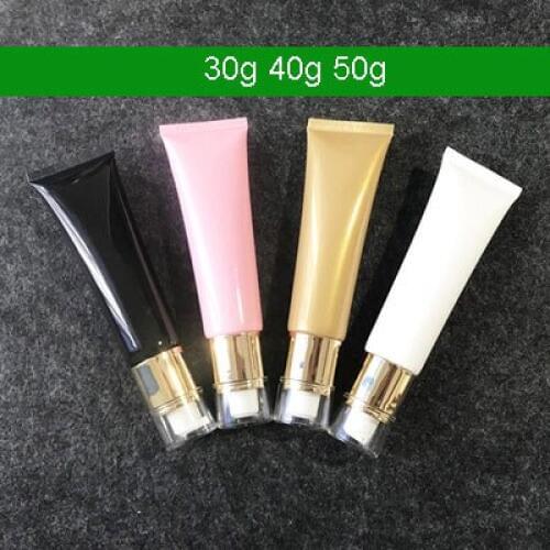 300pcs 30ml 30g 40ml 50ml 30g 50g Vacuum pump cosmetic squeeze tube , lotion / cream refill soft tube packing with airless pump