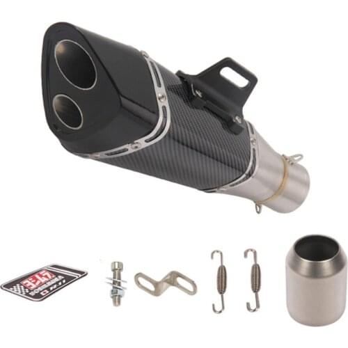 Motorcycle 51mm Exhaust Pipe Muffler Escape Carbon Fiber Printing FOR HONDA CBR 600RR CB 400F CBF 600S CB 1100 CB 500F CB 600F
