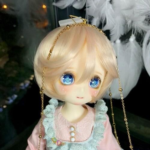 1/3 1/4 1/6 1/8 Bjd SD Wig Hair High Temperature Short Wig Wire BJD Wig