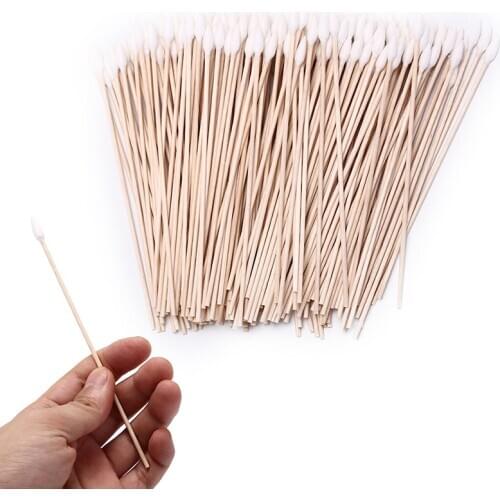 200pcs/lot Useful 15cm Gun Cleaning Cotton Swabs Large Tapered Swabs Gun Clean Brush