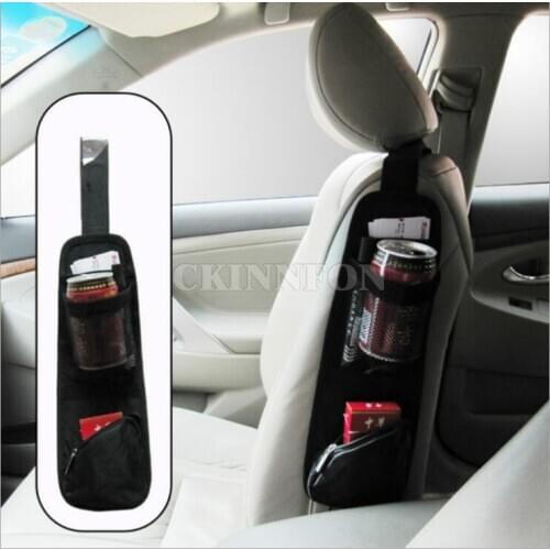 200Pcs/Lot Waterproof fabric Car Auto Vehicle Seat Side Back Storage Pocket Backseat Hanging Storage Bags Organizer
