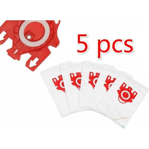 5pcs 3D Efficiency Dust Bag for Miele AirClean Hyclean Type FJM S290-S291 S300I-S399 S500-S578 S700-S758 S4000-S4999 S6000-S6999