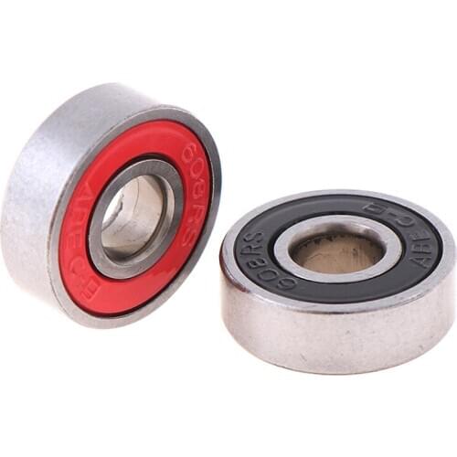 608RS ABEC-9 Inline Roller Skate Wheel Bearing 5pcs/set Anti-rust Skateboard Wheel Bearing Red Sealed 8x22x7mm