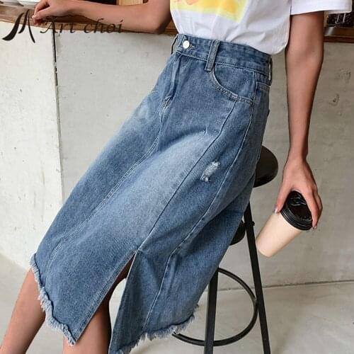 Женские юбки джинсовые Art choi China At AliExpress