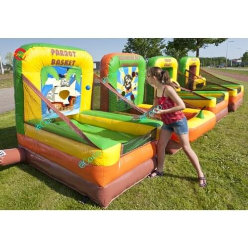 Free shipping to door,new design inflatable carnival games, outdoor cheap infaltable balls toss sport games for sale