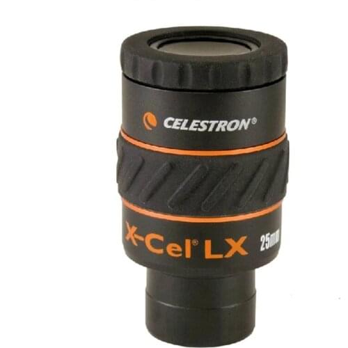 Celestron X-Cel LX Series Professional Astronomical Telescope Eyepiece Accessories - 1.25-Inch 25mm 93426,Black
