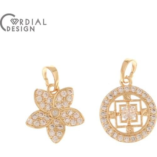 Cordial Design 30Pcs Jewelry Accessories/Pendant For Necklace/Hand Made/DIY Making/Jewelry Findings & Components/CZ Charms