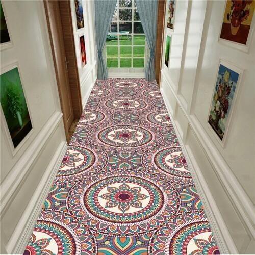 Moroccan Style Living Room Rug Ethnic Sofa Bedside Bedroom Rug Rug Fashion Home Decor Bohemian Corridor Rug Rug