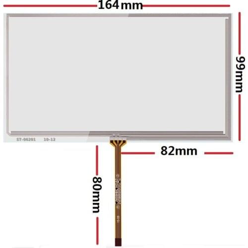 New 7-inch touch screen 164*99mm is suitable for AT070TN94 90 92 HSD070IDW1 D00 E11 industrial handwriting screen