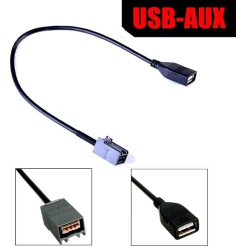 Brand New AUX USB CABLE ADAPTER 2008 ONWARD FOR HONDA for CIVIC for JAZZ/CR-V for ACCORD