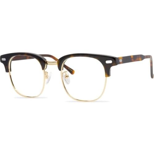 Punk Design Acetate Glasses Frame Vintage Unisex Optical Eyewear High Quality Clear Lens Goggle Myopia Eyeglasses Spectacle