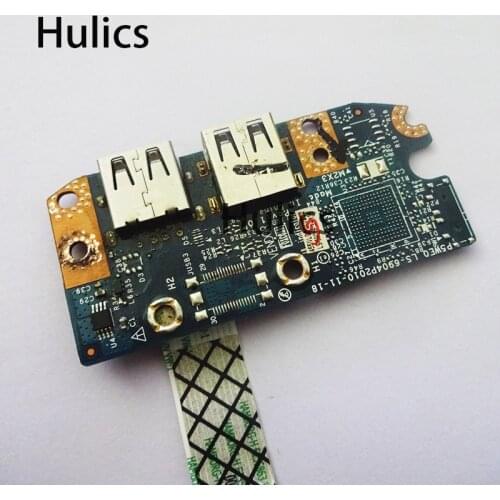 Hulics Original 5350 5750 5755 series for ACER gateway NV57 NV57H P5WE0 LS-6904P USB 2.0 Board With Cable