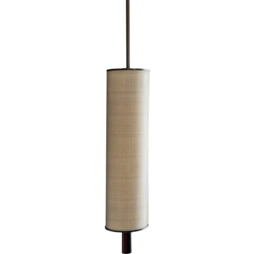 New Chinese cylinder fabric pendant lights modern woven cloth living room bedroom bedside study aisle dining room pendant lamps