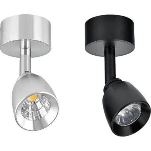 Surface mounted 5W LED Track Light Aisle / mirror / television background wall spot lamp 2pcs