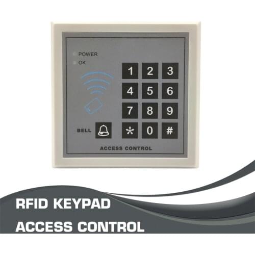 Password RF Card RFID Access Control Keypad Automatic Door Access Controller Card Reader Keyboard Door Bell Easy to Install