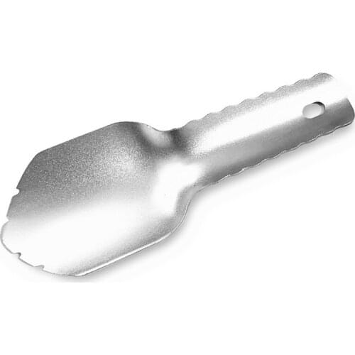 Ultralight Shovel Garden Tools Stainless Steel Garden Shovel Outdoor Mini Backpacking Potty Trowel Camping Gardening Farming