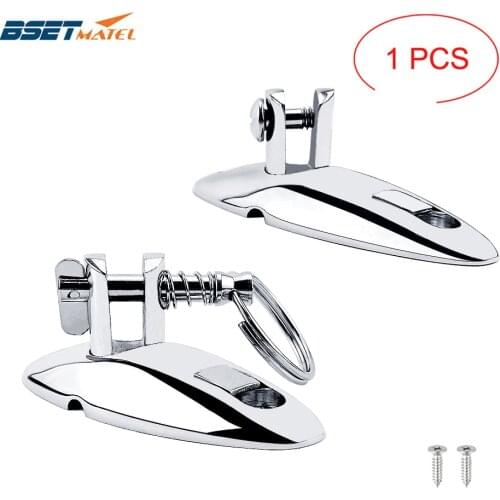 Stainless Steel 316 Heavy Duty 360 Degrees Swivel Quick Release Boat Bimini Top Deck Hinge Marine Hardware Accessories