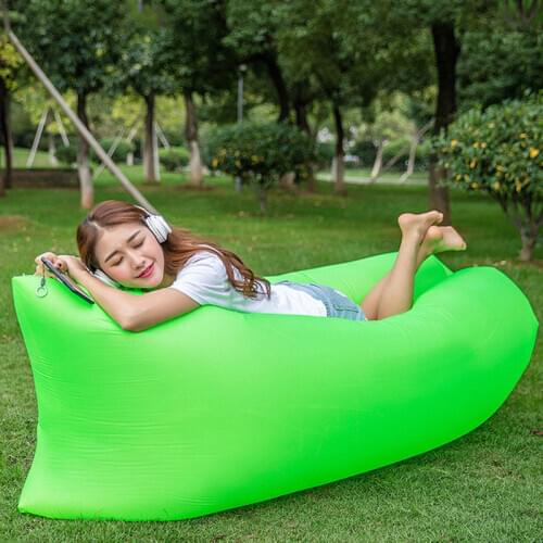 Outdoor inflatable bed Inflatable sofa Inflatable mattress Lazy sofa Portable sofa Beach lounger