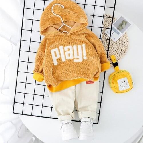 Spring Autumn Clothes For Boys Children Clothing Set Hoodie+Pants 2pcs Outfit Baby Clothes Set Kids Costume Baby Suit