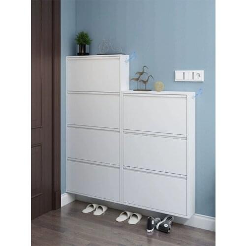 High Quality Shoe Cabinets Tipper 152mm Ultra-thin Simple Modern Porch Rack Economy Hall Large Capacity Lockers