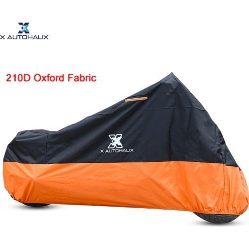 X AUTOHAUX L XL 2XL 3XL 210D Oxford Universal All Season Motorcycle Bike Cover Waterproof Dustproof UV Protective Moto Scooter