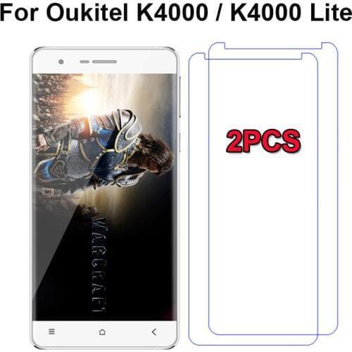 2PCS Oukitel K4000 Lite Tempered Glass 9H Explosion Proof Screen Protector Protective Glass Film For Oukitel K4000 Mobile Phone