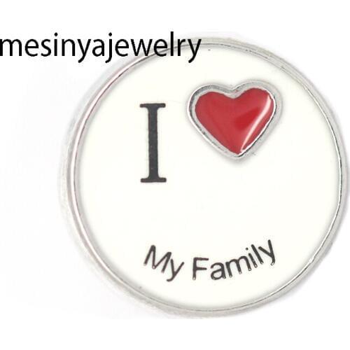 10pcs i love my family floating charms for glass locket Min amount $15 per order mixed items,FC-275