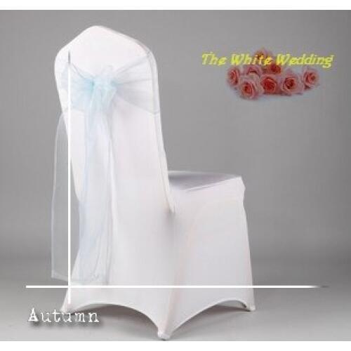 Free Shipping to Europe 130 Premium Sapphire Organza Wedding Chair Sashes