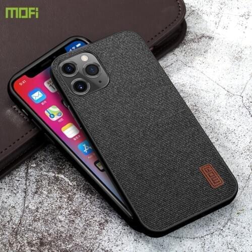 MOFI Case For iPhone 12 Pro Fabric Case For iPhone 12 Pro Max TPU Shockproof Back Cover For iPhone 12 Case 6.1 Luxury Fundas