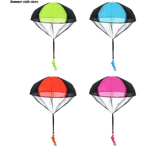 Kid Hand Throwing Mini Soldier Parachute Funny Toy Outdoor Game Play Educational Toys Fly Parachute Sport For Children Toy