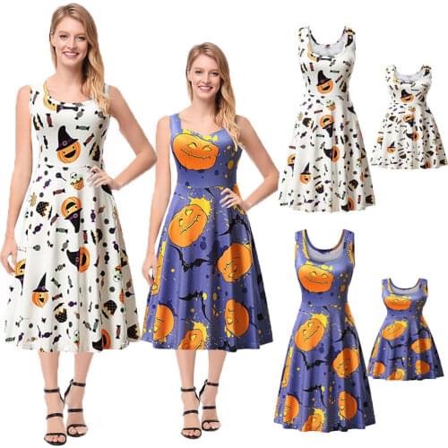 2021 Mommy And Me Family Matching Clothes Christmas Dress Snowman Xmas Mom And Daughter Dress Family Matching Outfits