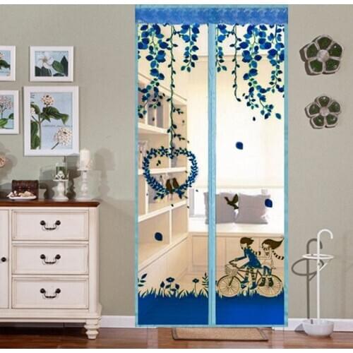 Hands-free Magnetic mosquito net door net Anti fly insect mosquito door screen Anti-Mosquito Magnetic curtain mesh for door