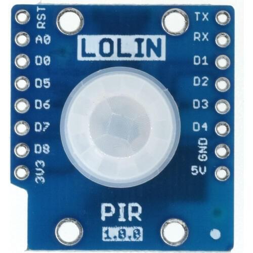 PIR Shield V1.0.0 for LOLIN D1 mini passive infrared sensor module
