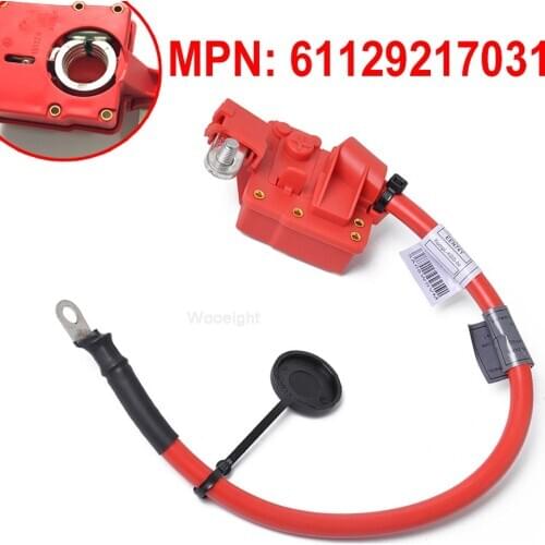Wooeight Positive Battery Cable Overload Protector Wire Terminal 61129217031 Fit for BMW E90 E91 E92 E82 E88 X1 E84 61126938495