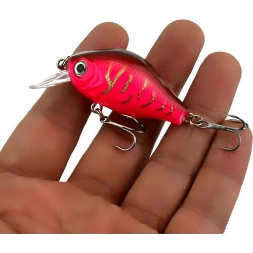 New1PCS Fishing Lures Bait trackle Floating lures 5.5cm 8g (CB010)Crank bait hard plastic fishing baits