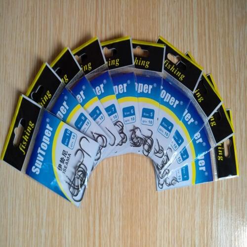 10 packs/lots Fishing Hook high carbon steel ISEAMA barbed hooks carp hooks fishing tackles pesca Super lowest promotions JAPAN