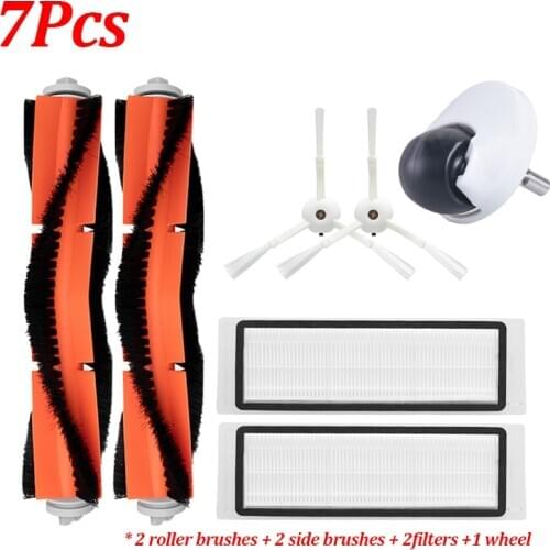 Wheel Roller Bursh Cover for Vacuum Cleaner Xiaomi Roborock MI 1S S50 S52 S55 S5Max Robot Replacement Hepa Filter Accessories