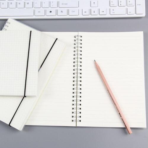 A5/A6 Notebook Spiral Book Coil To Do Notebook Sketchbook Blank Grid Line Paper Diary Stationery rocketbook cuaderno de viaje