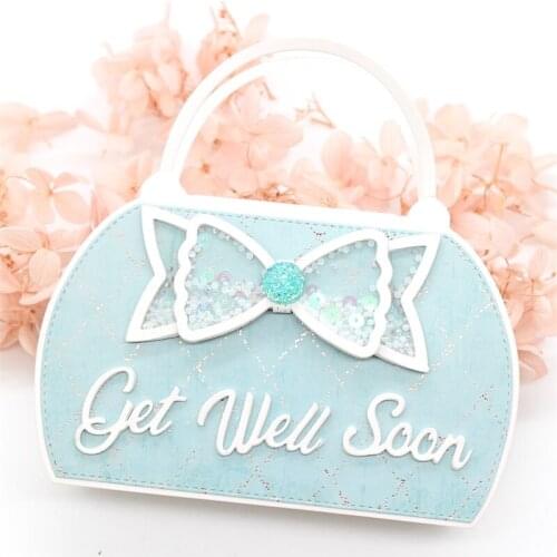 ZFPARTY Tissue Paper Handbag Metal Cutting Dies Stencils for DIY Scrapbooking/photo album Decorative Embossing DIY Paper Cards